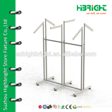 6 way garment display rack